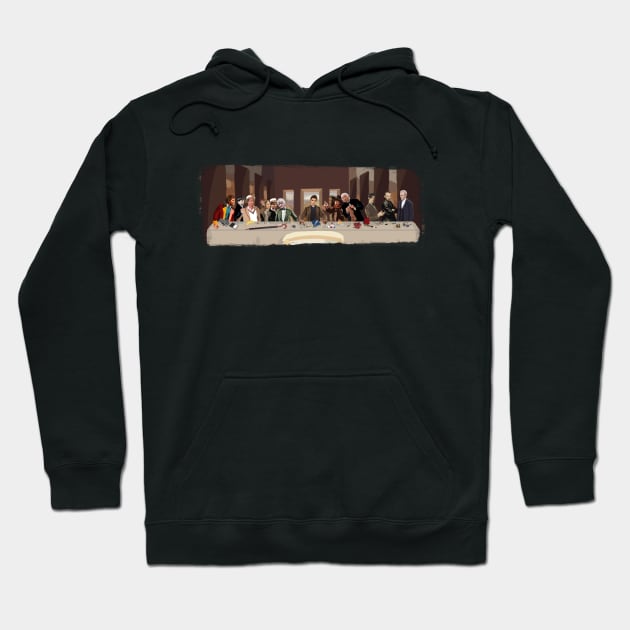 The last supper of the Doctor Hoodie by lleganyes